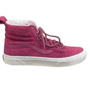 Vans Unisex Scotchgard SK8 HI MTE Rose Suede Sneaker Size W 7 M 8.5